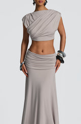Fioreclo Amora Top in Light Grey