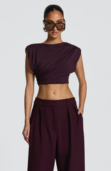 Fioreclo Amora Top in Plum
