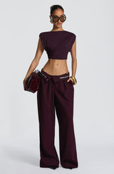 Fioreclo Amora Top in Plum