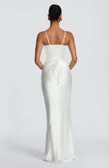 Fioreclo Amorella Maxi Dress in Ivory