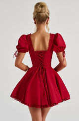 Fioreclo Anaya Mini Dress in Red