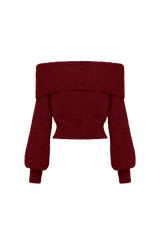 Fioreclo Andra Top in Burgundy