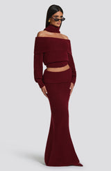 Fioreclo Andra Top in Burgundy