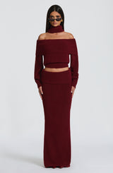 Fioreclo Andra Top in Burgundy