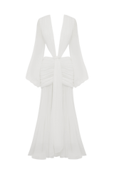 Fioreclo Andreia Maxi Dress in Ivory