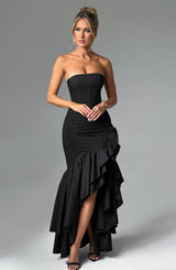 Fioreclo Angelique Maxi Dress in Black
