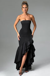 Fioreclo Angelique Maxi Dress in Black