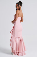 Fioreclo Angelique Maxi Dress in Blush
