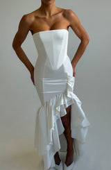 Fioreclo Angelique Maxi Dress in Ivory