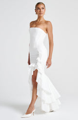 Fioreclo Angelique Maxi Dress in Ivory