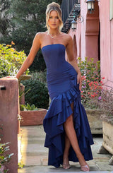 Fioreclo Angelique Maxi Dress in Navy