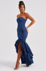 Fioreclo Angelique Maxi Dress in Navy