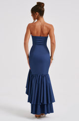 Fioreclo Angelique Maxi Dress in Navy