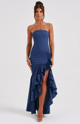 Fioreclo Angelique Maxi Dress in Navy