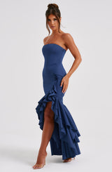 Fioreclo Angelique Maxi Dress in Navy