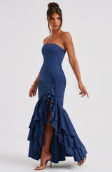 Fioreclo Angelique Maxi Dress in Navy