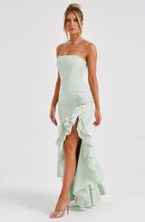 Fioreclo Angelique Maxi Dress in Sage