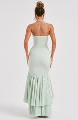 Fioreclo Angelique Maxi Dress in Sage