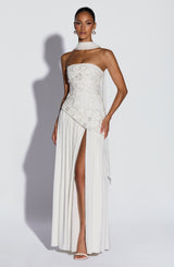 Fioreclo Anneka Maxi Dress in Ivory