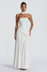 Fioreclo Anneka Maxi Dress in Ivory