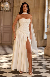 Fioreclo Anneka Maxi Dress in Ivory