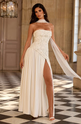 Fioreclo Anneka Maxi Dress in Ivory