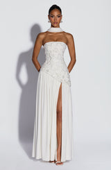 Fioreclo Anneka Maxi Dress in Ivory