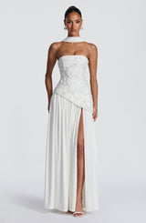 Fioreclo Anneka Maxi Dress in Ivory