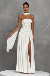 Fioreclo Anneka Maxi Dress in Ivory
