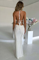 Fioreclo Arden Maxi Dress in White