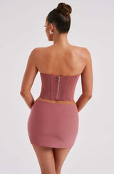Fioreclo Aria Mini Skirt in Rose Pink