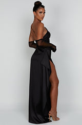 Fioreclo Ariel Maxi Dress in Black