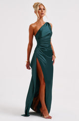 Fioreclo Ariel Maxi Dress in Emerald