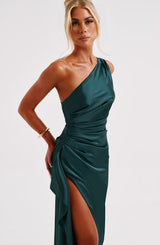 Fioreclo Ariel Maxi Dress in Emerald