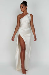 Fioreclo Ariel Maxi Dress in Ivory