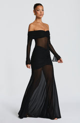 Fioreclo Arlena Maxi Dress in Black