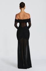 Fioreclo Arlena Maxi Dress in Black