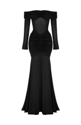Fioreclo Arlena Maxi Dress in Black