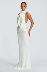 Fioreclo Armelle Maxi Dress in Ivory