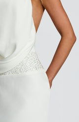 Fioreclo Armelle Maxi Dress in Ivory