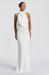 Fioreclo Armelle Maxi Dress in Ivory