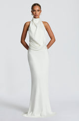 Fioreclo Armelle Maxi Dress in Ivory