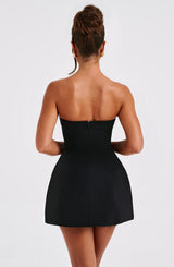 Fioreclo Asha Mini Dress in Black