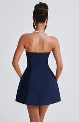 Fioreclo Asha Mini Dress in Navy