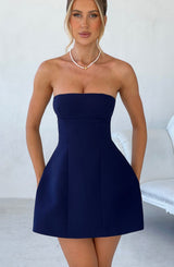 Fioreclo Asha Mini Dress in Navy