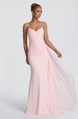 Fioreclo Ashira Maxi Dress in Blush