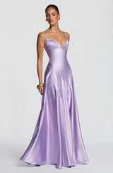 Fioreclo Asterin Maxi Dress in Lilac