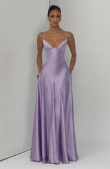 Fioreclo Asterin Maxi Dress in Lilac
