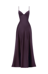 Fioreclo Asterin Maxi Dress in Plum
