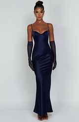 Fioreclo Athens Maxi Dress in Navy